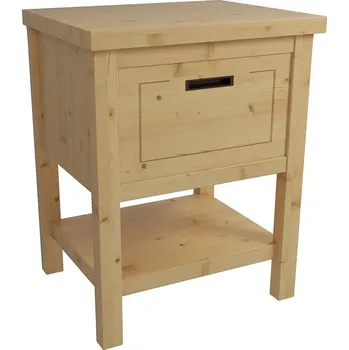 Koupelnová skříňka pod umyvadlo Naturel Country 65x85x53 cm přírodní COUNTRY65ZBUNA