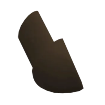 soklová lišta Roh k liště Profil-EU tmavě hnědá, PVC, výška hrany 8 mm, LROH8H