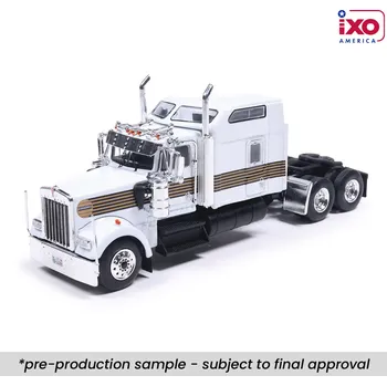 autíčko Kenworth W900 (1987) - Bílá 1:64 IXO