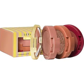 Oční stíny 709362-BENTO-24 C - Glitter Under The Sun – Trio očních stínů - SEPHORA COLLECTION