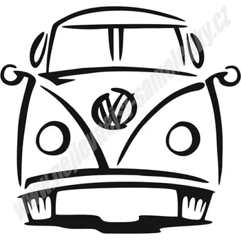 Samolepicí dekorace na vozidlo Samolepka Transporter T1