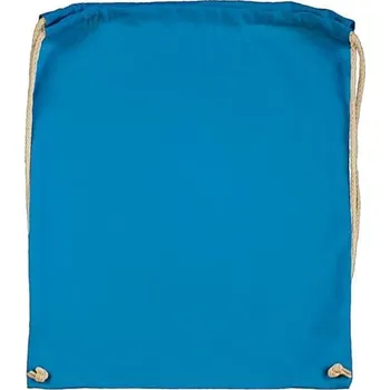 Bavlněný batoh k domalování - barva světle modrá