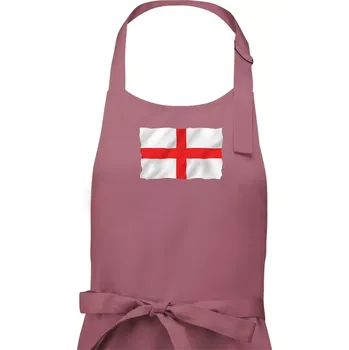Kuchyňská zástěra Anglická vlajka vlající - Pánská zástěra na vaření - Univerzální velikost ( Starorůžová )