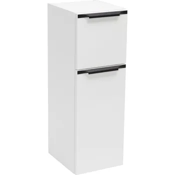 Koupelnový nábytek Koupelnová skříňka nízká Naturel Nobia 30x86x35 cm bílá lesk levá NOBIAN30LBLN