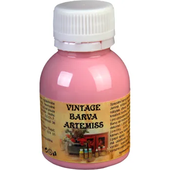 Speciální výtvarná barva Křídová VINTAGE barva - růžová, 110 g