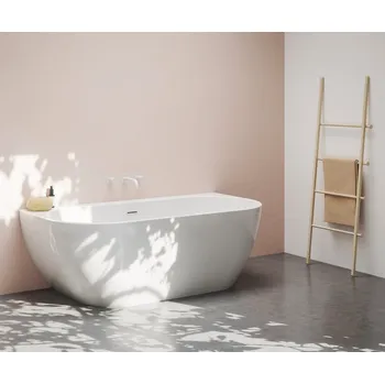 Volně stojící vana Ravak Freedom 166x80 cm akrylát levá i pravá XC00100045