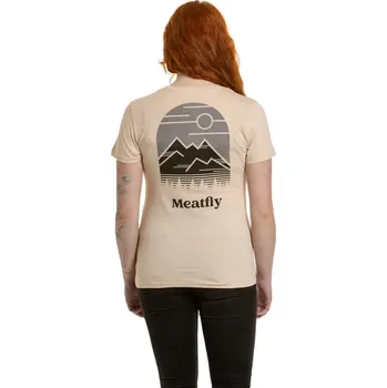 Dámské tričko Meatfly dámské tričko Cordie Tapioca | Písková | Velikost XS | 100% bavlna
