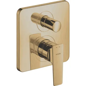 Vodovodní baterie Sprchová a vanová baterie Hansgrohe AXOR Citterio E kartáčovaný bronz 36457140