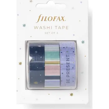 Lepicí páska Washi pásky Filofax Good Vibes 15 mm × 5 m - sada 3 ks