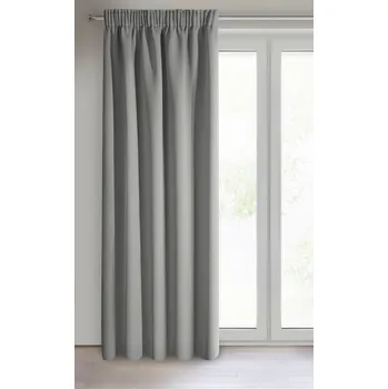 Zatemňovací závěs s řasící páskou "BLACKOUT" SHARY 135x270 cm, šedá, (cena za 1 kus) MyBestHome