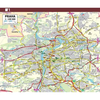 Diář ADK Mapa ČR a Prahy A5 (1 dvojlist)