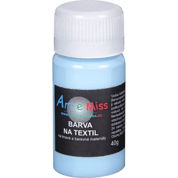 Speciální výtvarná barva Barva na tmavý textil, 40 g - neon modrá