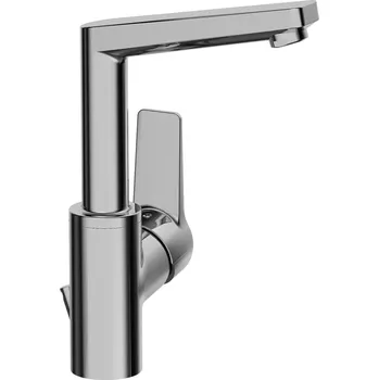 Vodovodní baterie Vysoká umyvadlová baterie Hansa TWEN s výpustí chrom 402822030061