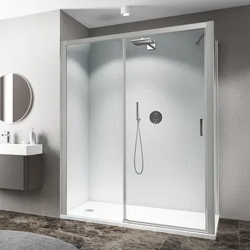 Roth CARIBA LINE CI D2L(R)+CI FXP Sprchový kout obdélníkový 120x75 cm Orientace P/L: Levá, Profil: Chrom, Sklo: Hladké čiré