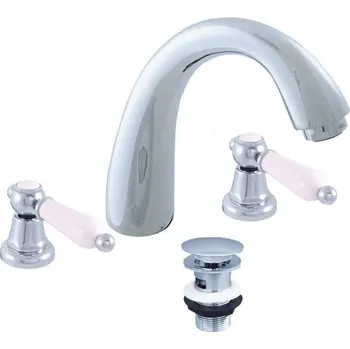 Vodovodní baterie Umyvadlová baterie RAV SLEZÁK Morava s clic-clacem chrom MK533.0