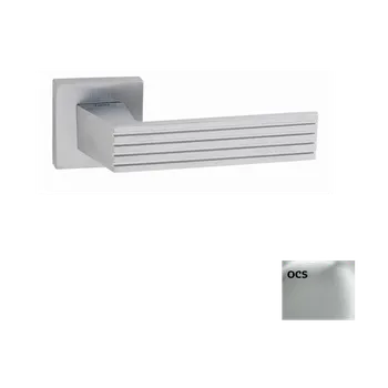 Nábytkové kování Klika KAYA-HR,cr broušený,na rozetách KAYAHROCSBEZ