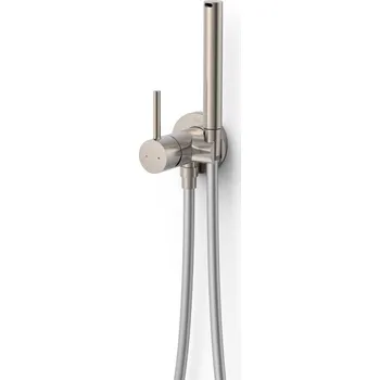 Bidetová baterie TRES včetně podomítkového tělesa ocel 134122AC