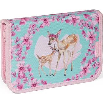 Penál Školní dvouchlopňový penál - Srnka a koloušek