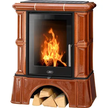 Krbová kamna Kachlová kamna ABX Bavaria exklusive KACHLOVÝ SOKL Barva: Kaštan