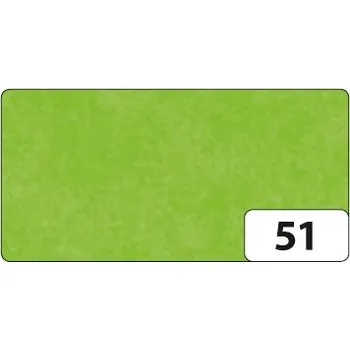 Hedvábný papír 50 × 70 cm, 20 g, 26 listů - barva světle zelená