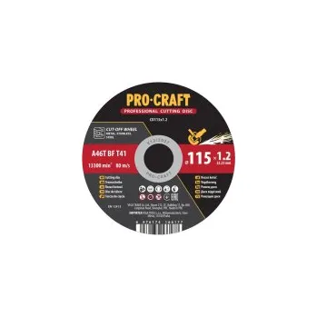 Řezný kotouč Kotouč řezný PROCRAFT 115x1.2mm