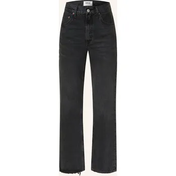 Dámské džíny Agolde Dámské Straight Džíny Valen, hitch blk w/ finished...