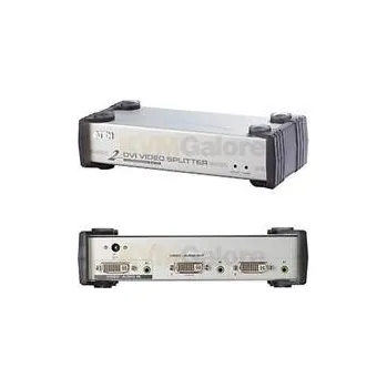 Audio ATEN Video rozbočovač 1 PC - 2 DVI + audio