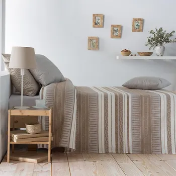 Přehoz na lůžko VIALMAN TOSCANA Přehoz na postel 230 x 260 cm Kávový