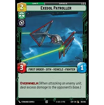 Sběratelská karetní hra Exegol Patroller 080/264 - Legends of the Force Typ karty: Standard