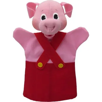 maňásek Maňásek Prasátko, červené 26 cm