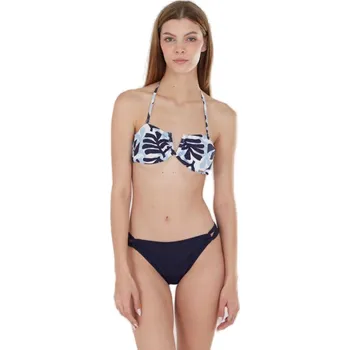 Plážová podložka Dámské plavky vrchní díl FUNDANGO-Lola Bralette Top-455-marine Modrá S