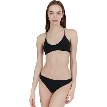 Dámské plavky Dámské plavky vrchní díl FUNDANGO-Moana Bralette Top-890-black Černá M