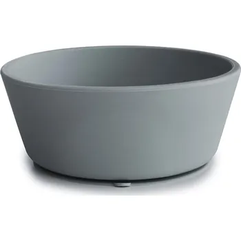 dětská jídelní sada MUSHIE silikonová miska s přísavkou Stone