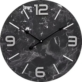 Hodiny Nástěnné dřevěné hodiny AMS 9707