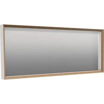 Zrcadlo Naturel Oxo Multi 40x100 cm bílá mat/buk OXOMULTIZRC40100