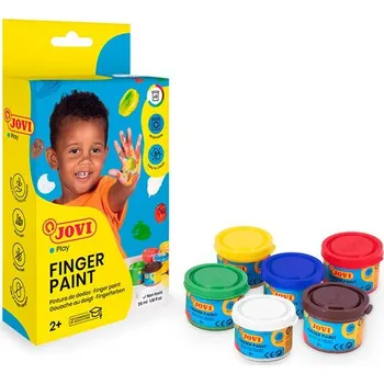 Speciální výtvarná barva JOVI prstové barvy 6 x 35ml