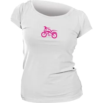 Motodoplněk Dámské triko nanosilver® MOTOLADY bílé S