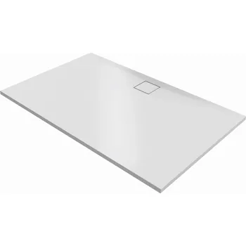 Sprchová vanička obdélníková Hüppe EasyFlat 170x90 cm litý mramor bílá matná EF0114.083