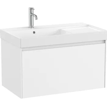 Koupelnový nábytek Koupelnová skříňka s umyvadlem Roca ONA 80x50,5x46 cm bílá mat ONA801ZBML