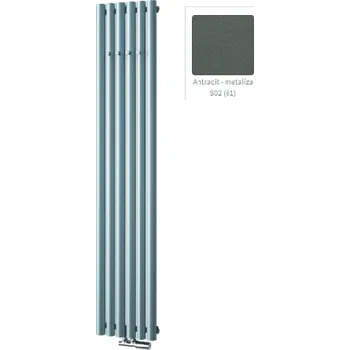 Radiátor Radiátor ISAN AKROS 180x35cm s háčky antracit DAKH18000350A