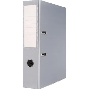 Pákový pořadač Basic A4 7,5 cm, PP, kovová lišta - šedý