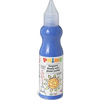Vodová barva Temperová barva 3D PRIMO, 50 ml, lahvička s tenkým hrotem, modrá