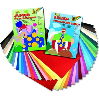 Barevný papír Barevné papíry 24 × 34 cm 130 g - sada 2 × 25 barev