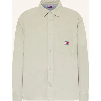 Pánská košile Tommy Jeans Pánská Manšestrová Bunda, světle zelená, 52