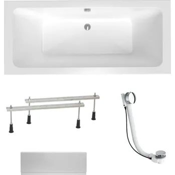 Umyvadlo Obdélníková vana Laguna Nora Plus 160x75 cm akrylát levá i pravá SIKONO1600ANPC