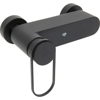 Vodovodní baterie Sprchová baterie SAT Fusion bez sprchového setu 150 mm matná černá SATBSFU268KPCC