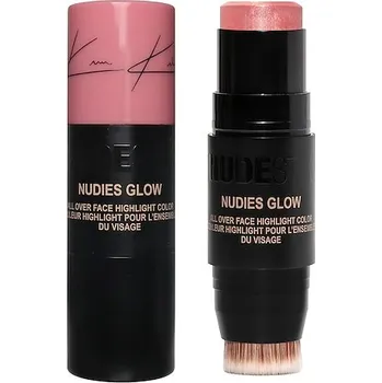Tvářenka 760385-ALL OVER FACE HIGHLIGHT COLOR - I DEW - Nudies All Over Face Color Bronze + Glow - Bronzující + Rozjasňující tyčinka - NUDESTIX