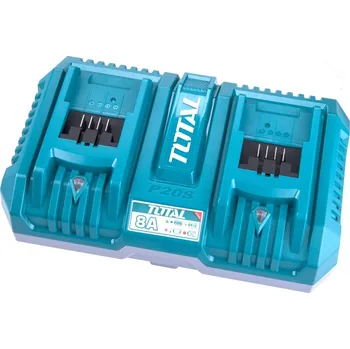 TOTAL Nabíječka pro 2 baterie 20V Li-ion TFCLI2082