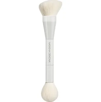 736223-HY-GEN DUAL-ENDED FACE & HIGHLIGHT BRUSH - HY-GEN FACE BRUSH – Oboustranný štětec na obličej a na rozjasňovač - NATASHA DENONA