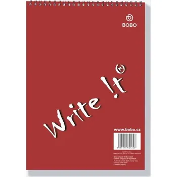 BOBO Blok s horní spirálou A4 40 listů - linka